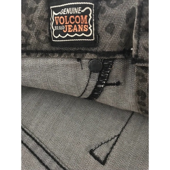 Volcom | Pistol Legging Fit Pants Size 7 Animal Print Stretch Slim Skinny Leg - Picture 12 of 12